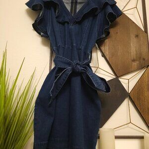 New York & Company Denim Dress